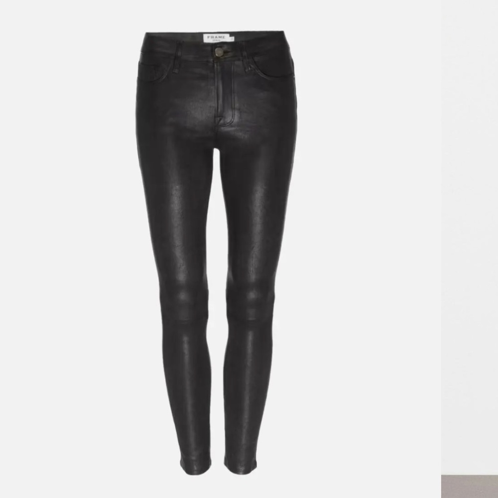 Frame Le Skinny De Jeanne Leather Pant